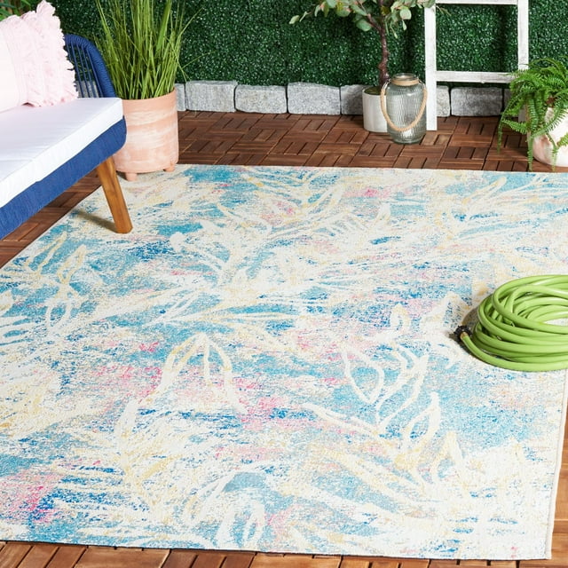 SAFAVIEH Barbados Tobon Floral Indoor/Outdoor Area Rug