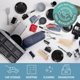 thumbnail image 4 of Cubo de almacenamiento CleverMade, plegable, piedra, 62 L, 3 unidades, 100 kg, 4 of 9