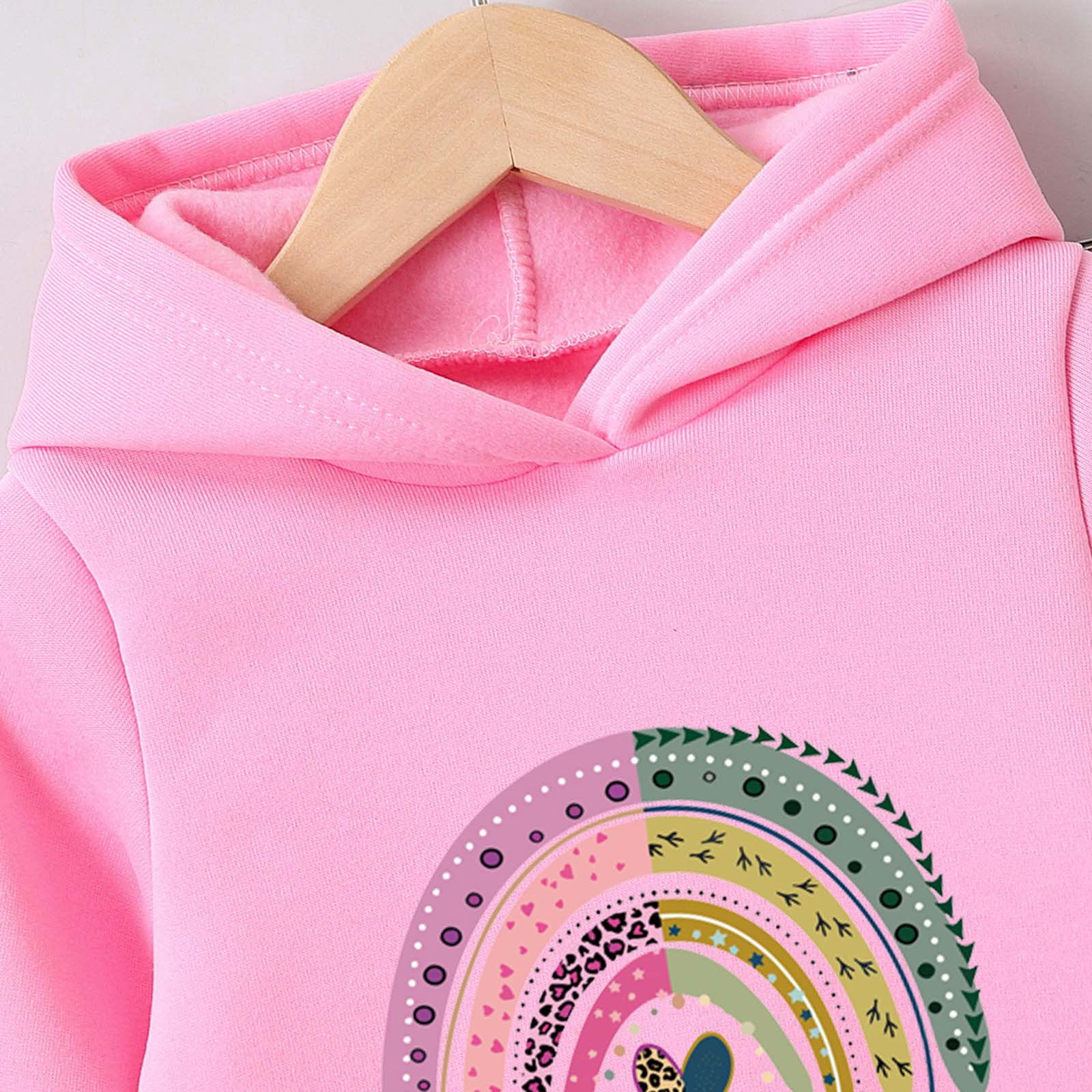 Zshosam Clothes for Girls Girls Clothes Solid Crop Tops Hoodie Clothing Sets Straight Leg Sweatpants 2 Piece Outfits Fall Winter Size 7T 8T,(Pink 7-8 Years)