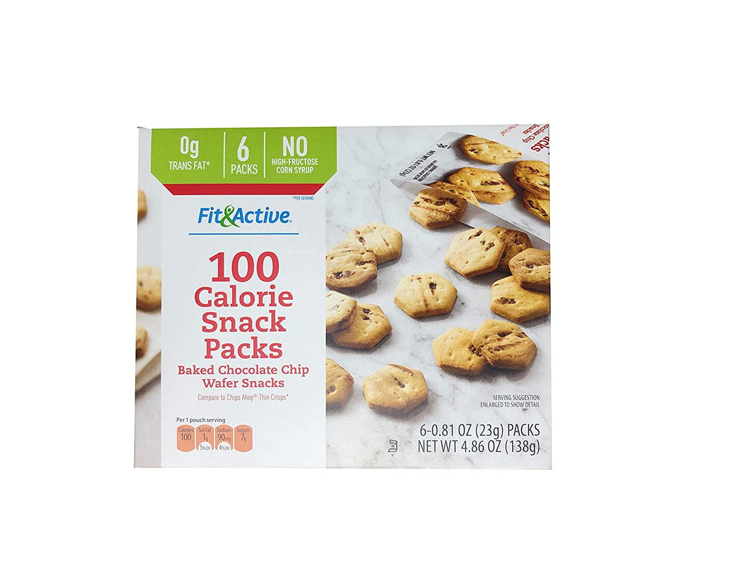 Fit and Active 100 Calorie Snack Pack (Chocolate Chips)