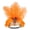 Orange, variant on batmeuy Feather Headpiece Hair Band with Rhinestones Sequins Elastic Carnival Headdress Women Lightweight Festival Headdress