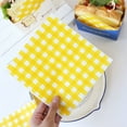 thumbnail image 1 of DEEPCRAFF 100pcs Square Food Paper Sheets for Sandwich Wraps in Bakeries Yellow, 1 of 6
