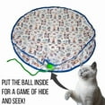 thumbnail image 4 of Meri Billi Interactive Cat Toy with Motion Sensor Rolling Ball, Hide and Seek Mat, Mouse Chase Game, 4 of 5