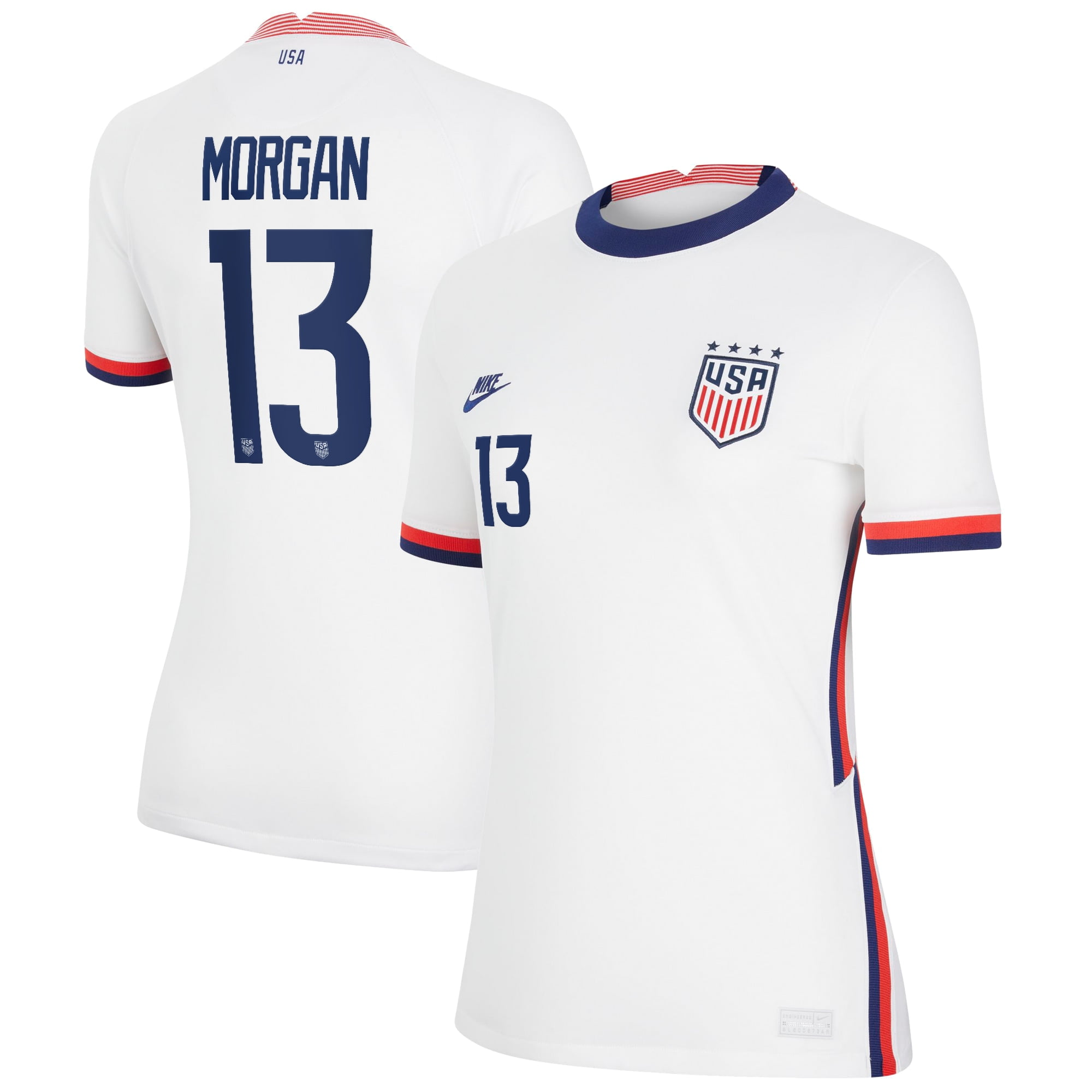 IconSports USA Morgan White Stadium Class Player Shirt for Women 
