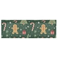 thumbnail image 6 of Yayeee Kitchen Valance Rod Pocket 54" x 18" Living Room Window Curtain, Christmas Gingerbread, 6 of 6