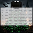 thumbnail image 2 of Iyufng Womens Halloween Glowing Pumpkin Long Sleeve Dresses with Black Sash Bow Flared Midi Dress Vintage Party Costume, 2 of 6