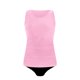 thumbnail image 4 of Traje de baño de bikini liso sin mangas para mujer, traje de baño push-up acolchado, conjuntos de blusa de traje de baño de poliéster para mujer, 4 of 4