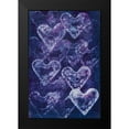 thumbnail image 2 of Mossholder, Tim 11x14 Black Modern Framed Museum Art Print Titled - Painted Hearts, 2 of 5