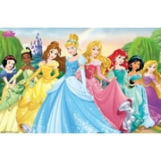 Disney Princess - Castle Lawn Group Wall Poster, 14.725" x 22.375"