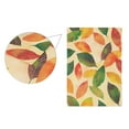 thumbnail image 5 of Yayeee Garden Flag 12" x 18" Double Sided Outdoor Yard Lawn Holiday Decorations, Green Retro Autumn Leaves, 5 of 6
