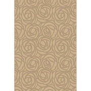 Angle View: Crescent Drive Rug Company Eclipse Creme Rosebuds Area Rug