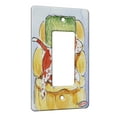 thumbnail image 1 of KuzmarK™ 1 Gang Rocker Wall Plate - Basset Hound Creature Comfortable Dog Art by Denise Every, 1 of 1