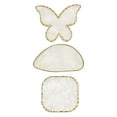 thumbnail image 1 of Miangastore Color Mixing Plate DIY Projects ABS Golden Display Holder 3Pcs, 1 of 9