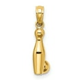 thumbnail image 4 of FJC Finejewelers 14k Yellow Gold 3d Bowling Pin And Ball Charm, 4 of 4