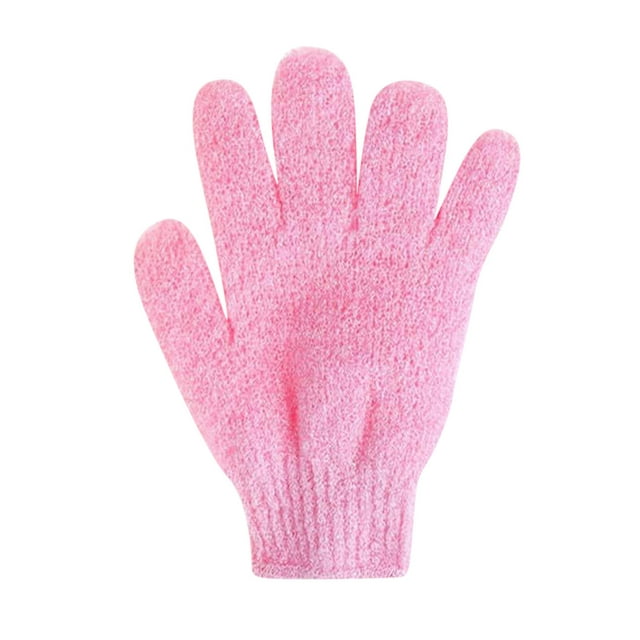 Xihbxyly Guantes de Baño, Manoplas de Ducha de Fibra Acrílica de Colores, Herramienta de Masaje Exfoliante, Repuesto de Toalla de Barro, Limpieza Del Hogar, Experiencia de Relajación, Par de Colores