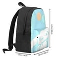 thumbnail image 2 of Lsque Sanrio Pattern Adult Backpack – Durable & Lightweight PU Canvas Storage Bag , 15” Laptop Compartment, and Multiple Pockets, 2 of 7