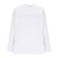 thumbnail image 3 of Yievot Womens V-Neck Sweatshirt Pullover Long Sleeve Shirts Tunic Fall Tops Casual Lightweight Sweatshirts, 3 of 5