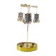 thumbnail image 2 of Candelabro giratorio, vela de pilar giratoria, decoración con bandeja, regalo ideal, centro de mesa para la mesa de comedor de familiares y amigos Ave nocturna, 2 of 8