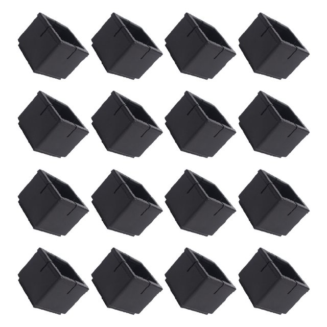 Yuarrent 16 fundas para patas de sillas, práctico accesorio para el hogar para de protección. Cubiertas para muebles de jardín Negro Yuarrent HA060905-01