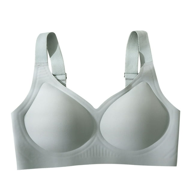 DPTALR Women Solid Underwear Soft Support Comfortable Breathable Fixed Cup Bra