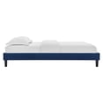 thumbnail image 6 of Platform Bed Frame, Tufted, Rivet Nailhead, King Size, Blue Navy, Velvet, Bedroom, Modern Contemporary Boutique HB35343, 6 of 15