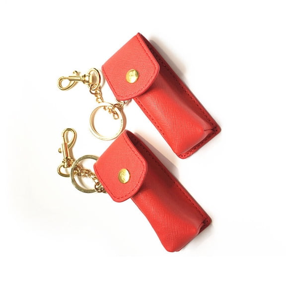 Keychain Holder Red Lip Kits Lipstick for Girls Women's Miss
