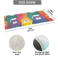 thumbnail image 3 of Bath Mat Soft Plush Non-Slip Absorbent Bathroom Rugs 39"x20" Funny Colorful Bears, 3 of 8