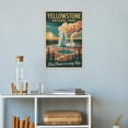 thumbnail image 4 of Inspirational Yellowstone National Park Retro Travel Motivational Wall Art Poster Decor for Cafe Meditation Office Canvas Poster, 4 of 8