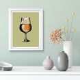 thumbnail image 2 of Designs ByLITA Wine Glass, 5 x 7 White Wall Print (Framed) | Home Decor, 2 of 7