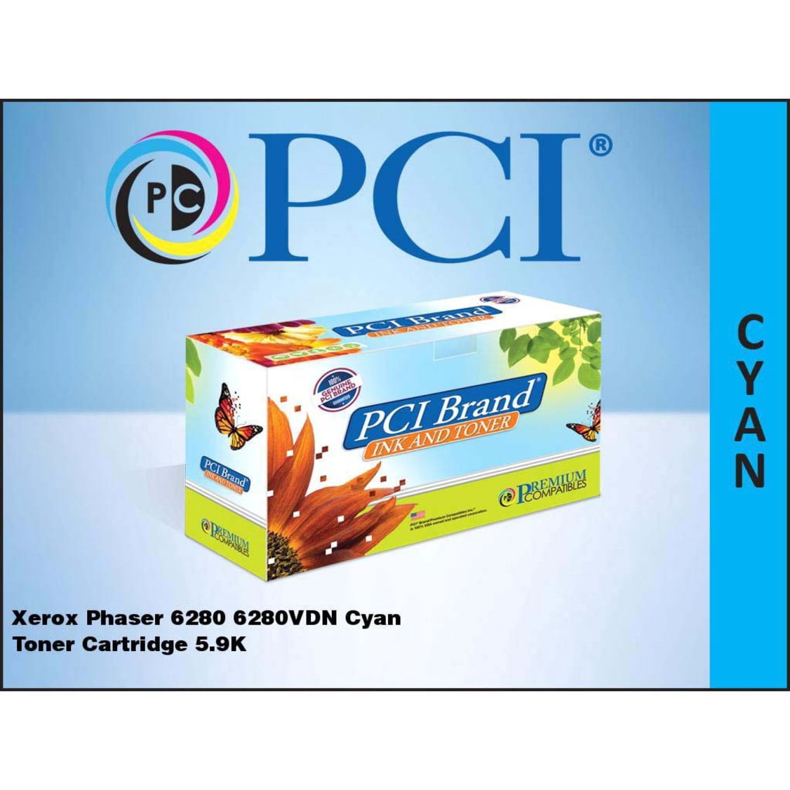Xerox 106R01392 Cyan Toner Cartridge Replacement