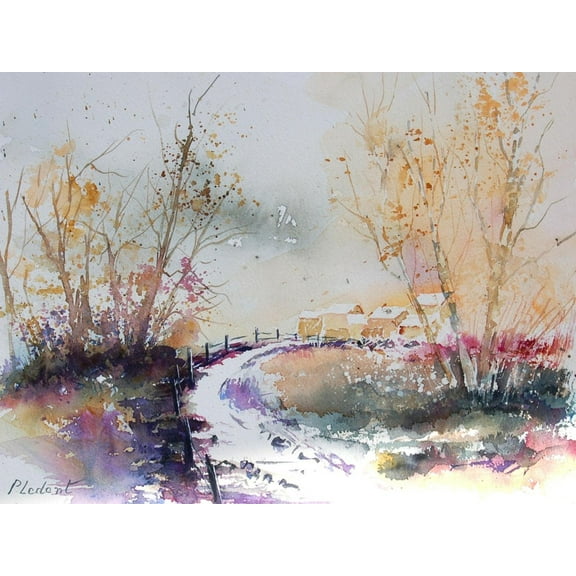 Art.com Watercolor 010707 Art Print by Pol Ledent, 16" x 12"
