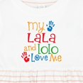 thumbnail image 4 of Inktastic Lala Lolo Loves Me Grandchild Girls Baby Dress, 4 of 5