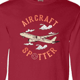 thumbnail image 4 of Inktastic Aircraft Spotter Plane Lover Long Sleeve T-Shirt, 4 of 5