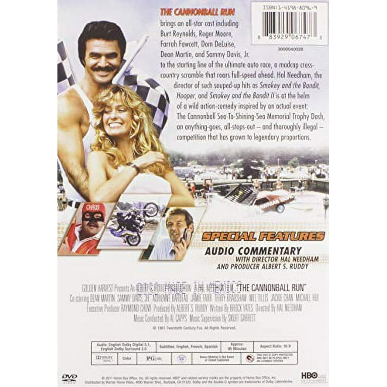 The Cannonball Run (DVD), HBO Home Video, Action & Adventure