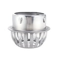 thumbnail image 2 of Miangastore Drain de Sol en Acier Inoxydable pour Balcon Rond Anti-Blocage Fuite d'Eau pour Maison (110mm), 2 of 8
