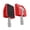 Red, variant on Lightweight Clipless Pedal Adapters With Anti-Slip Texture, Converts To Standard Platform Pedals, Easy Installation Cycling Accessories