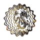 thumbnail image 3 of Decoración Giratoria de Viento Shamjiam Colgante Geométrico de Acero Inoxidable Oro, 3 of 8