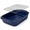 5.1Qt (Blue)-With Rack, variant on Baking Dish 5.1 Quarts Casserole Dishes For Oven Pan With Handles Lasagna Deep Large Rectangular Ceramic Bakeware (blue Lid)