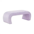 thumbnail image 3 of TOV Furniture Banc Rembourré en Velours Lavande Kenya, 3 of 6