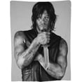 thumbnail image 2 of Norman Reedus Blanket Bedding Fleece Blanket Daryl Dixon Soft Throw Blankets Lightweight Anti-Static Blanket - 3 Sizes, 2 of 5