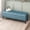 Blue_40cm, variant on Rectangular Bench with Storage Upholstered Leather Storage Bench Flip Lid,Entryway Chest Modern Ottoman Footstool for Living Room Bedroom,Bedside Bench