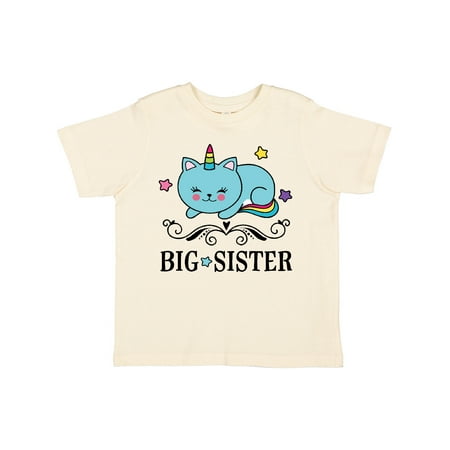 

Inktastic Big Sister Unicorn Gift Toddler Toddler Girl T-Shirt