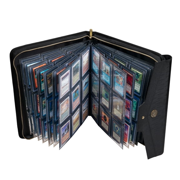 ENHANCE Standard Top Loader Binder Fits 252 Toploader Cards in 9 Pocket Pages - Premium Protection