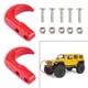 thumbnail image 5 of 2 uds 1/24 de remolque RC actualización grillete de remolque de para Axial SCX24 90081 camiones oruga DIY piezas modificadas Rojo Baoblaze  Gancho de remolque de coche sobre orugas, 5 of 8
