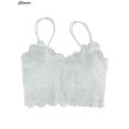 thumbnail image 6 of Spencer Womens Sexy Lace Backless Bralette Bra Vest Crochet Tank Camisole Padded Bra Crop Top Lingerie "M,White", 6 of 7