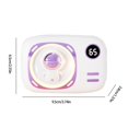 thumbnail image 3 of Snmubt Rechargeable Hand Warmer Hand Warmer Rechargeable Treasure 2 In 1 With Light Model Hand Warmer (White), 3 of 7