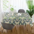 thumbnail image 3 of Yayeee Tablecloths 60" x 108" Rectangle Wrinkle Resistant Party Table Cover, Beige Floral, 3 of 8