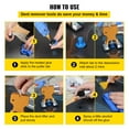 thumbnail image 4 of 89-Piece Paintless Dent Repair Kit - Golden Lifter & Glue Puller Tabs - Includes Hot Glue Gun & LED Board - For Cars & Appliances, 4 of 11