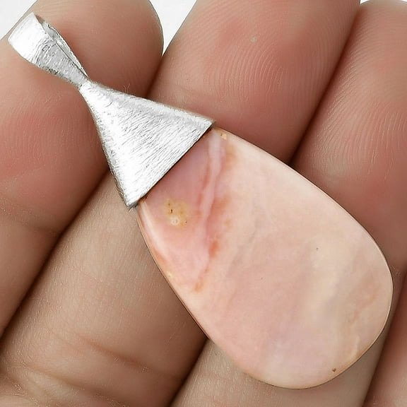 Natural Pink Opal - Australia 925 Sterling Silver Pendant Jewelry P-1016 SDP116619
