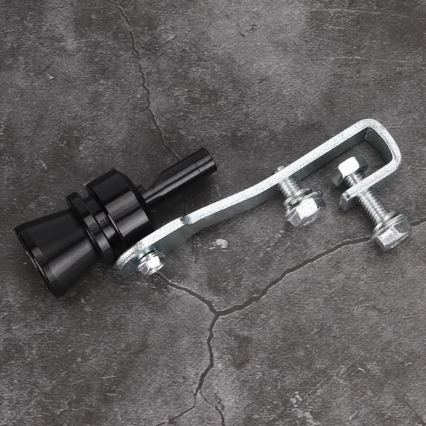 Silbato Modificación Del Coche Cola Garganta Tubo De Escape Silbato aleación De Aluminio Negro